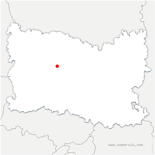 carte de localisation de Velennes