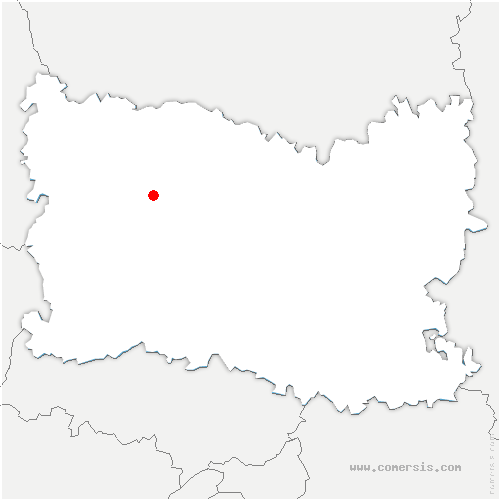 carte de localisation de Verderel-lès-Sauqueuse