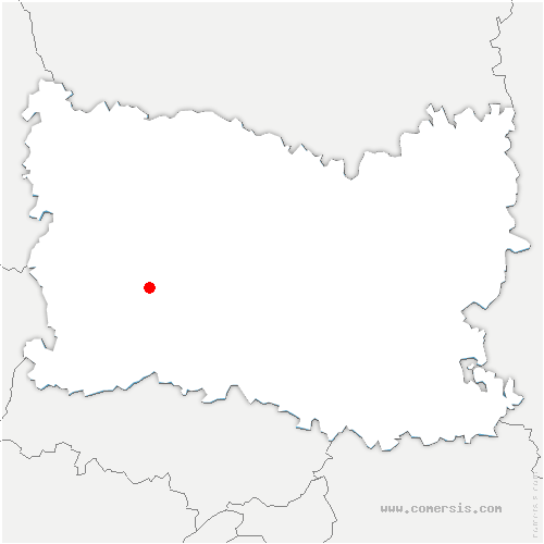 carte de localisation de Vic-sur-Aisne