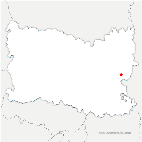carte de localisation de Vieux-Moulin