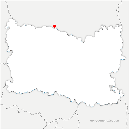 carte de localisation de Vignely