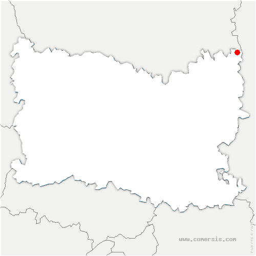 carte de localisation de Villeselve