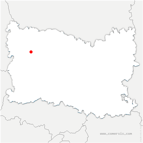 carte de localisation de Villetaneuse