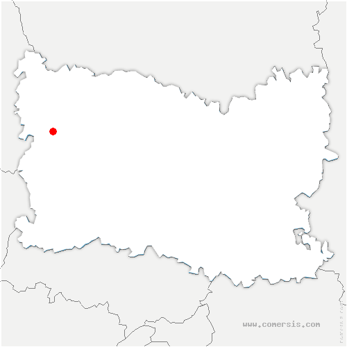 carte de localisation de Vrocourt