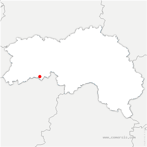 carte de localisation de Antoigny