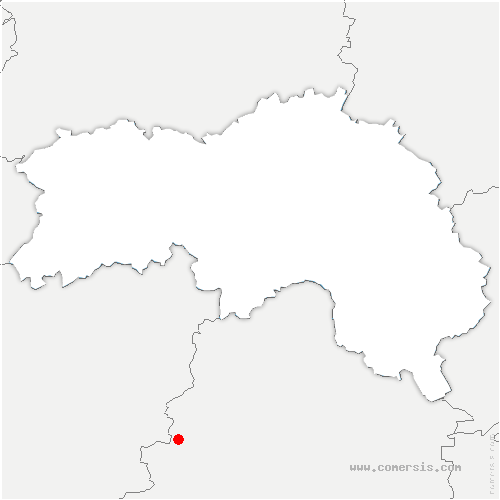 carte de localisation d'Armentières-sur-Avre