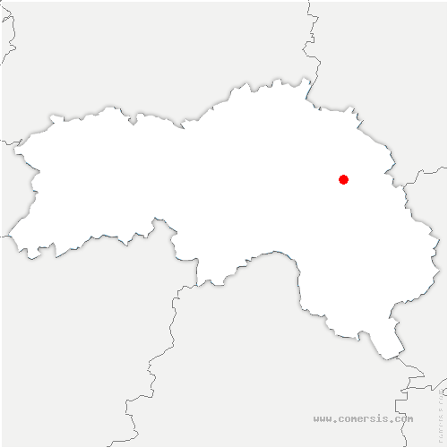 carte de localisation de Aspres