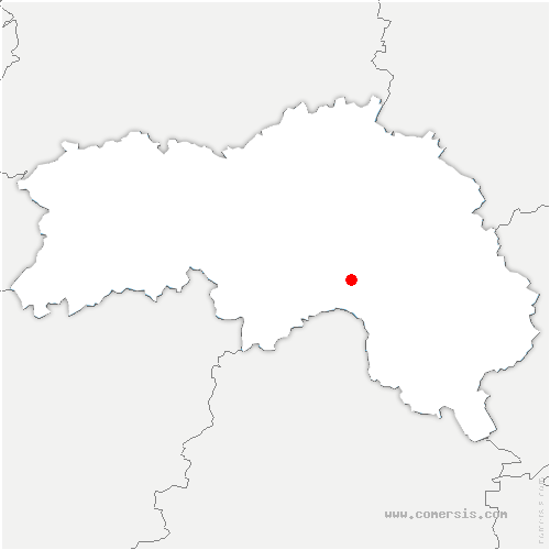 carte de localisation de Aunay-les-Bois
