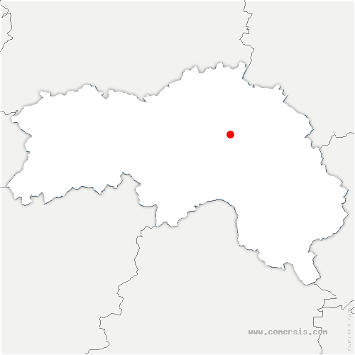 carte de localisation des Authieux-du-Puits