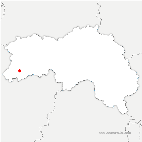 carte de localisation d'Avrilly
