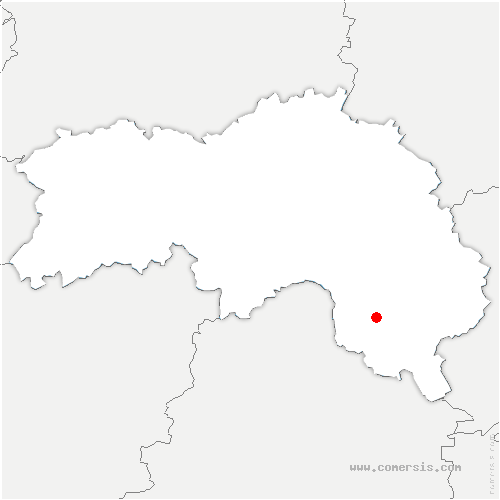 carte de localisation de Belforêt-en-Perche