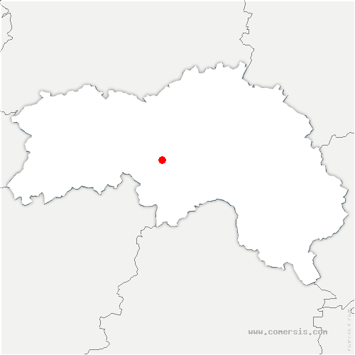 carte de localisation de la Bellière