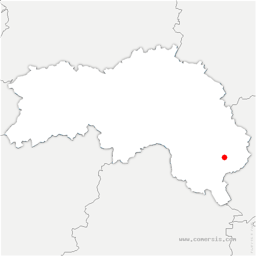 carte de localisation de Bellou-sur-Huisne