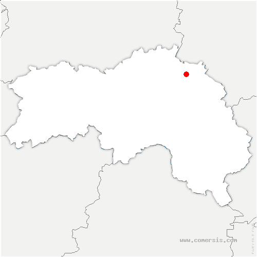 carte de localisation de Bocquencé