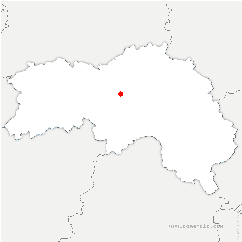 carte de localisation de Boissei-la-Lande