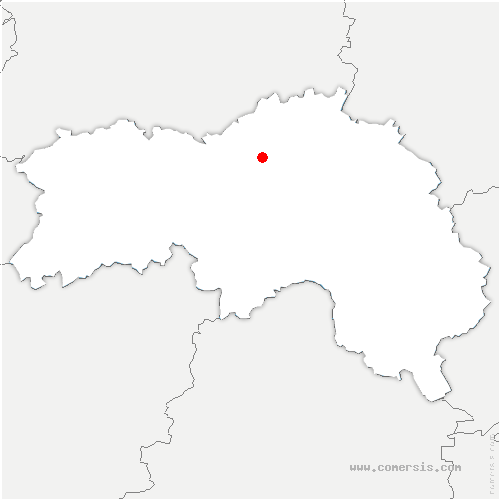 carte de localisation du Bourg-Saint-Léonard