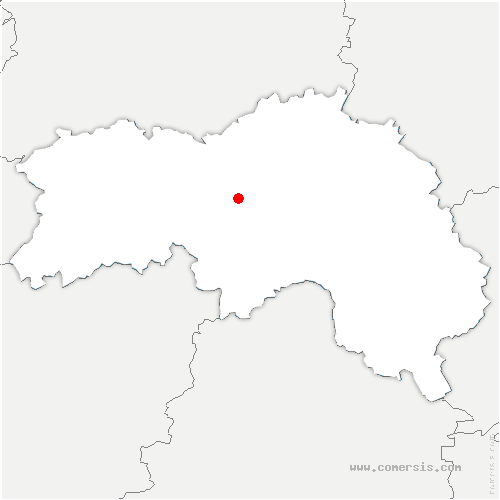 carte de localisation de Caen