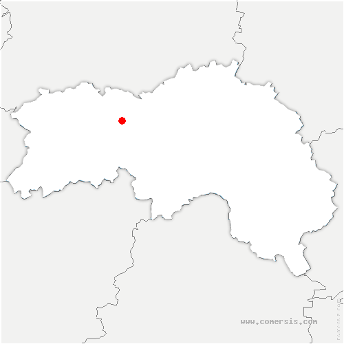 carte de localisation de Carcagny