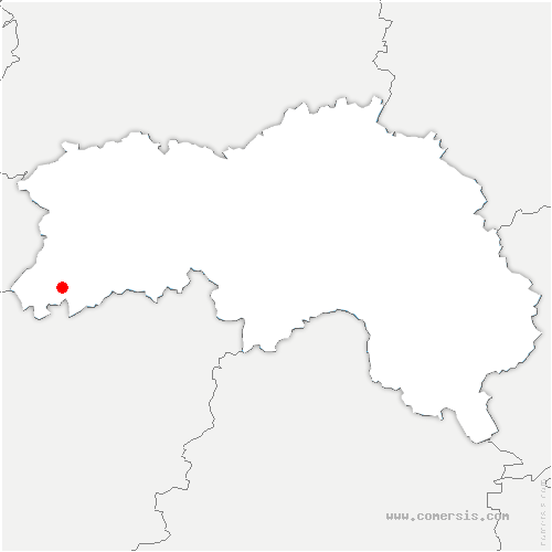 carte de localisation de Ceaucé