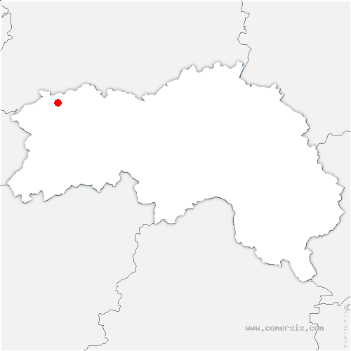 carte de localisation de Cerisy-Belle-Étoile