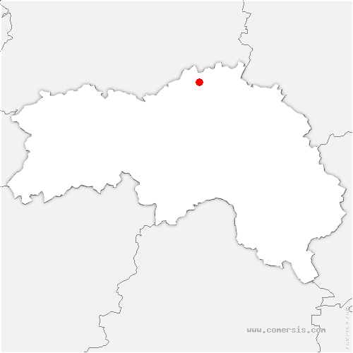 carte de localisation de Champeaux