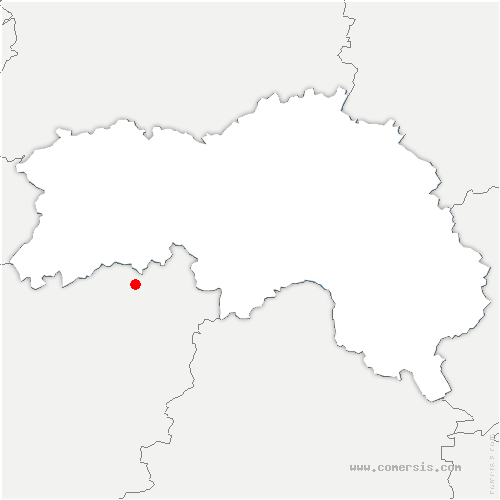 carte de localisation de Champrond-en-Gâtine