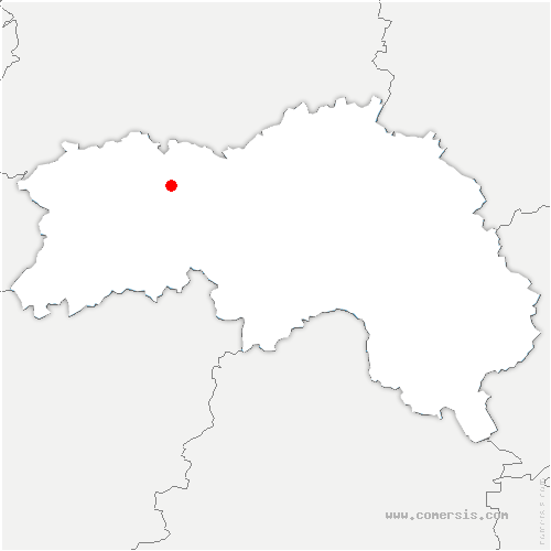 carte de localisation de Chênedouit
