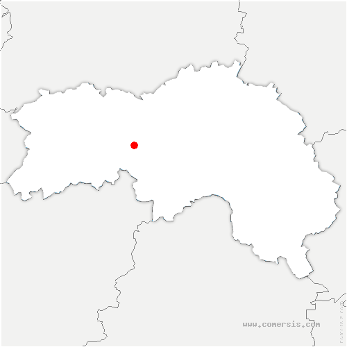 carte de localisation de Cheux