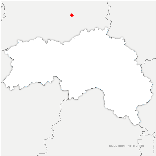 carte de localisation du Chevain