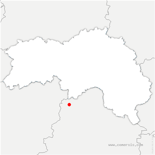 carte de localisation de Cossesseville