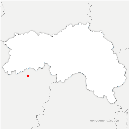 carte de localisation de Coudreceau