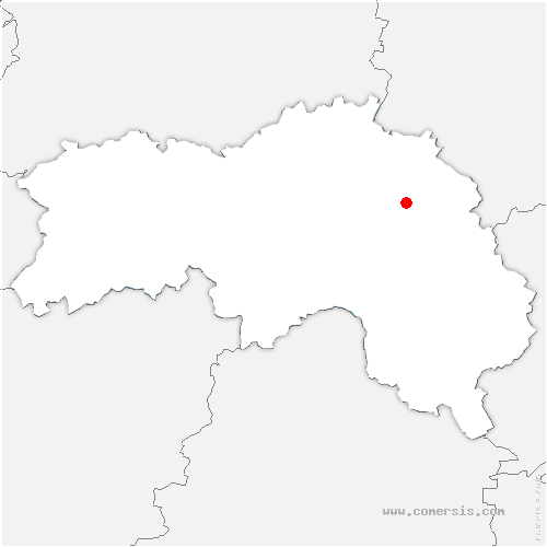 carte de localisation de Cresseveuille