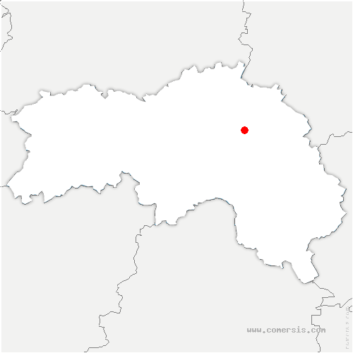 carte de localisation de Cricqueville-en-Auge