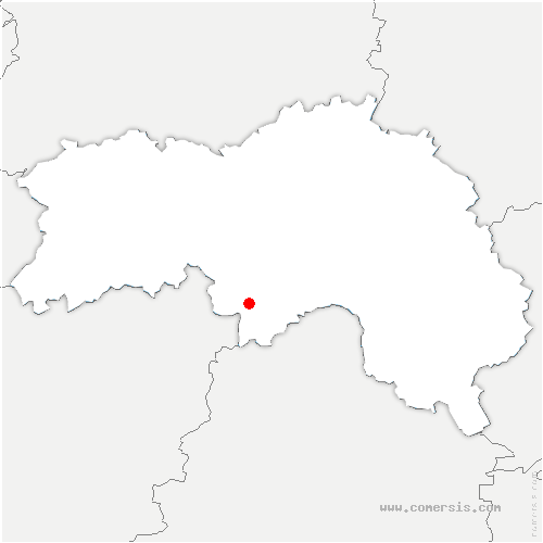 carte de localisation de Cuissai