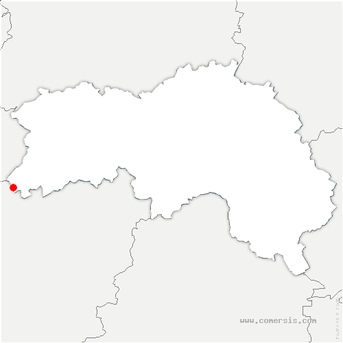 carte de localisation de l'Épinay-le-Comte