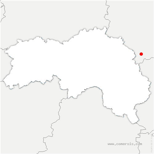 carte de localisation du Faulq