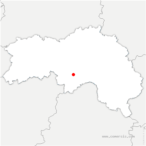 carte de localisation de Fontenai-les-Louvets