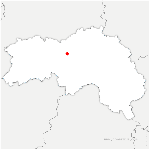 carte de localisation de Fontenai-sur-Orne