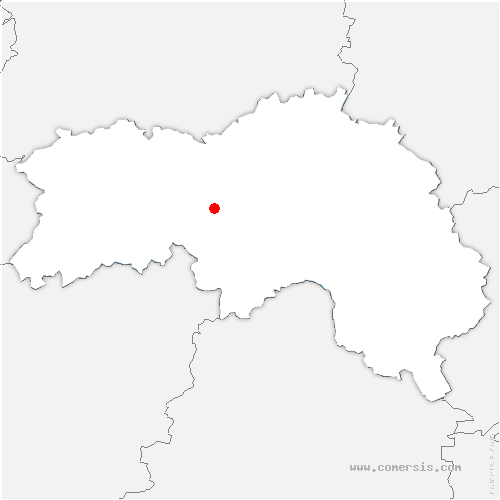 carte de localisation de Francheville