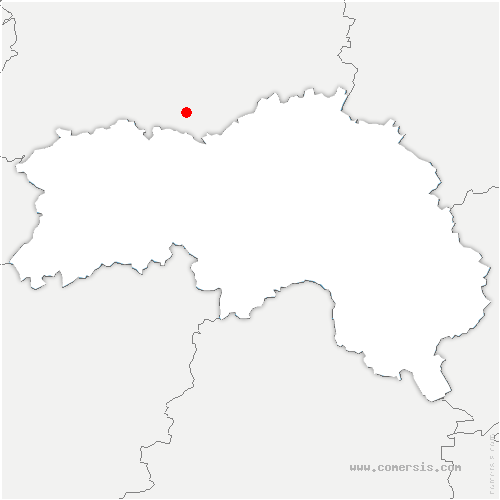 carte de localisation de Fresnay-sur-Sarthe