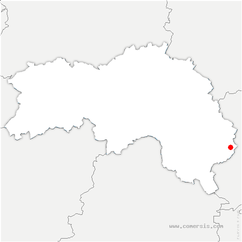 carte de localisation de Friardel