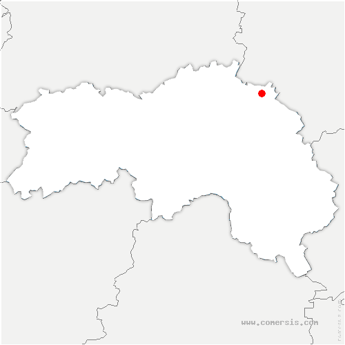 carte de localisation de Gauville