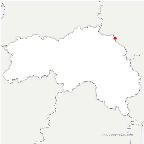 carte de localisation de Glos-la-Ferrière