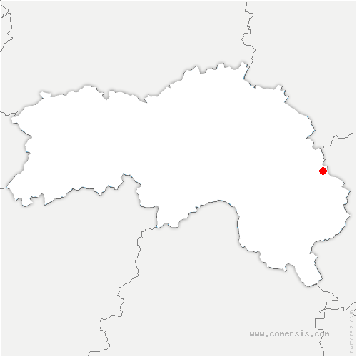 carte de localisation de Glos