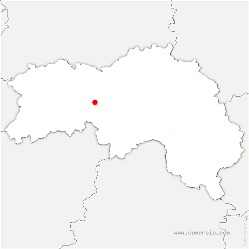 carte de localisation de Joué-du-Plain