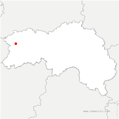 carte de localisation de Larchamp