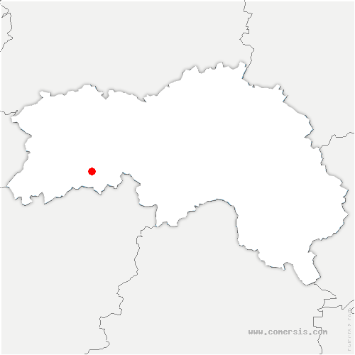 carte de localisation de la Loupe