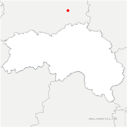 carte de localisation de Louzes