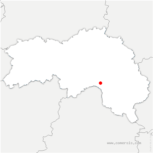 carte de localisation du Mêle-sur-Sarthe