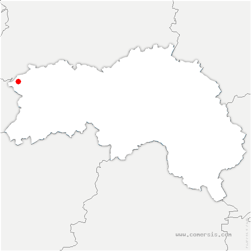 carte de localisation du Ménil-Ciboult